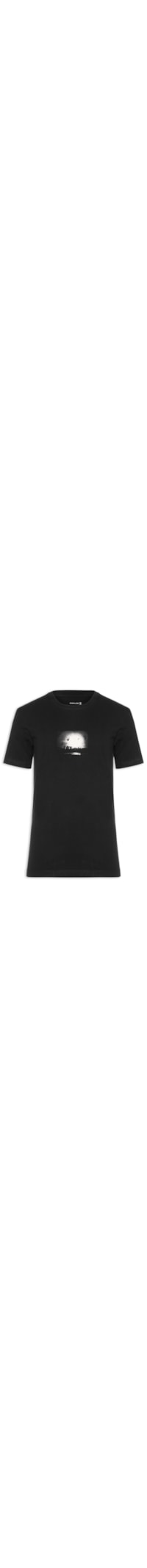 Camiseta Masculina Manga Curta Gola Careca Slim Vintage Freeride - Preto