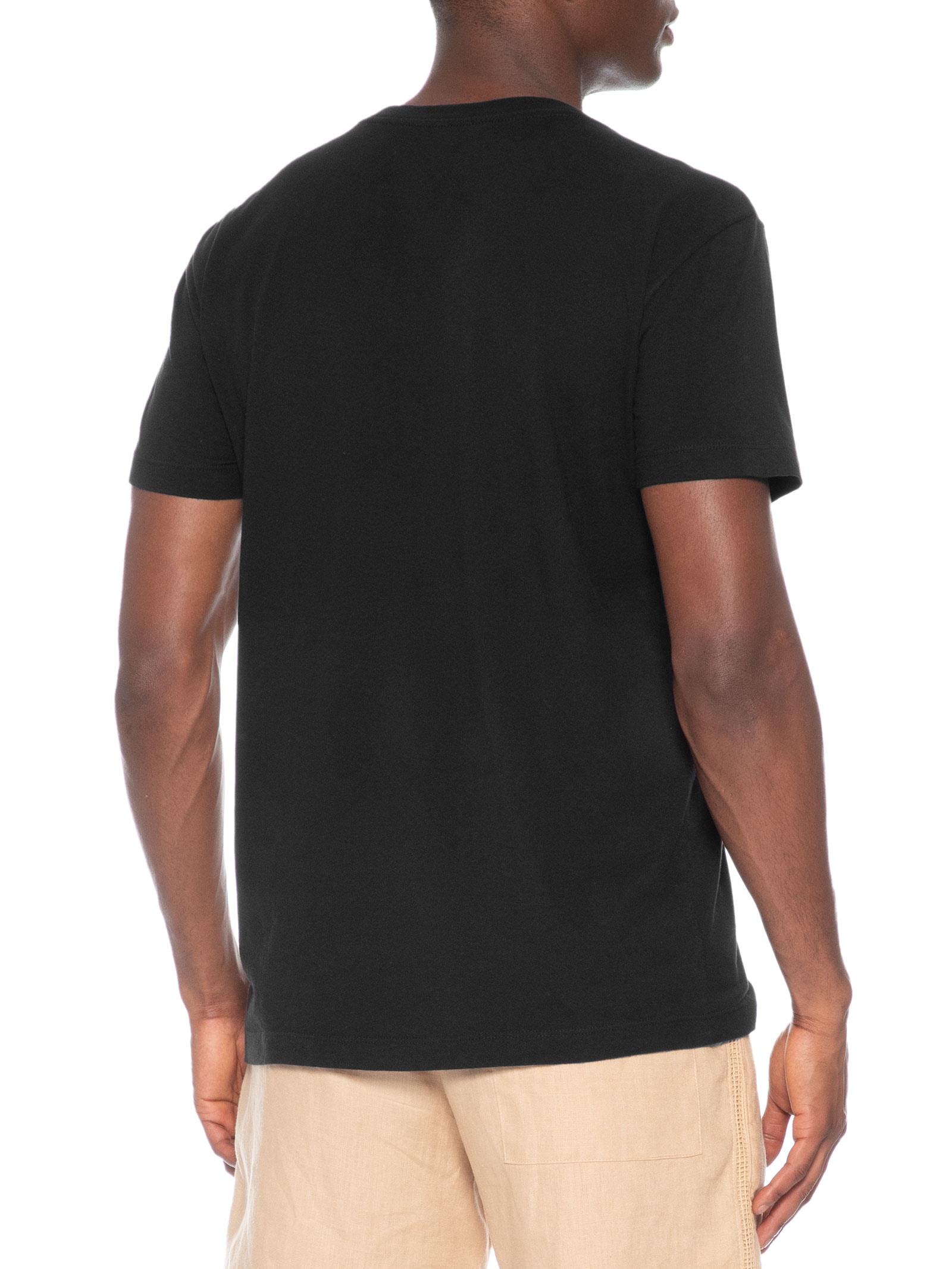 Camiseta Masculina Manga Curta Gola Careca Slim Vintage New Icon Rio – Preto Osklen