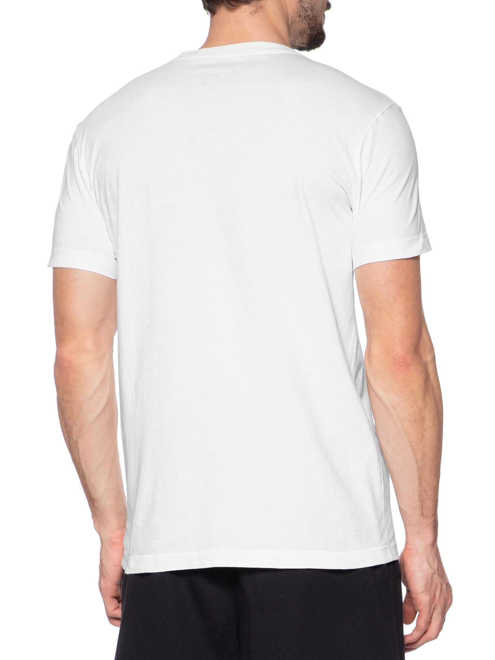 Camiseta Masculina Manga Curta Gola Careca Stone Cycling 02 Branco Osklen