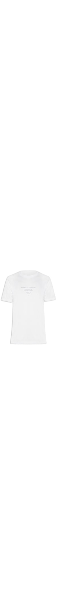 Camiseta Masculina Manga Curta Gola Careca Stone Imaginary Places - Branco