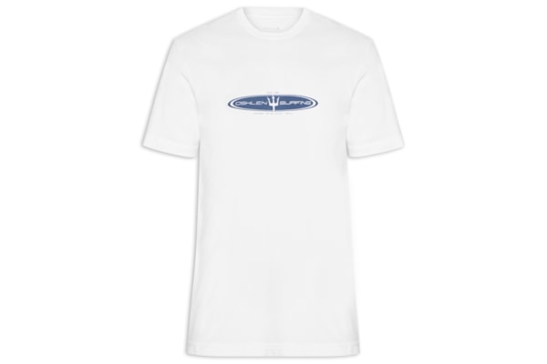 Camiseta Masculina Manga Curta Gola Careca Stone Realm - Branco