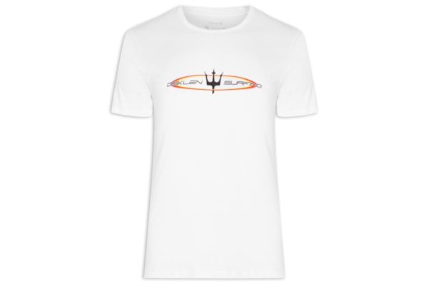 Camiseta Masculina Manga Curta Gola Careca Stone Retro Future - Branco