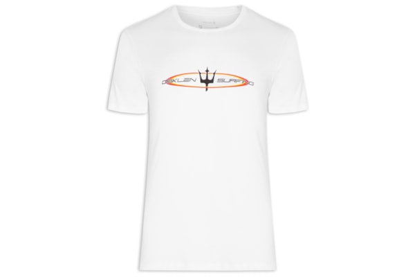 Camiseta Masculina Manga Curta Gola Careca Stone Retro Future - Branco