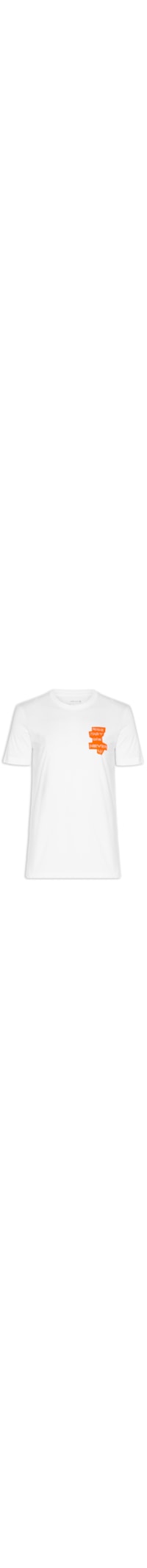 Camiseta Masculina Manga Curta Gola Careca Stone Ride Fast - Branco