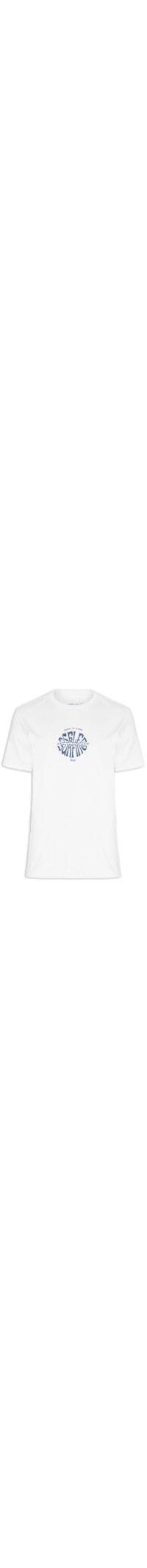 Camiseta Masculina Manga Curta Gola Careca Surfing Over - Branco
