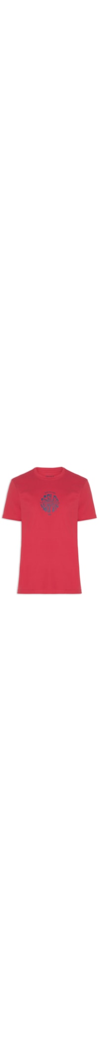 Camiseta Masculina Manga Curta Gola Careca Surfing Over - Vermelho