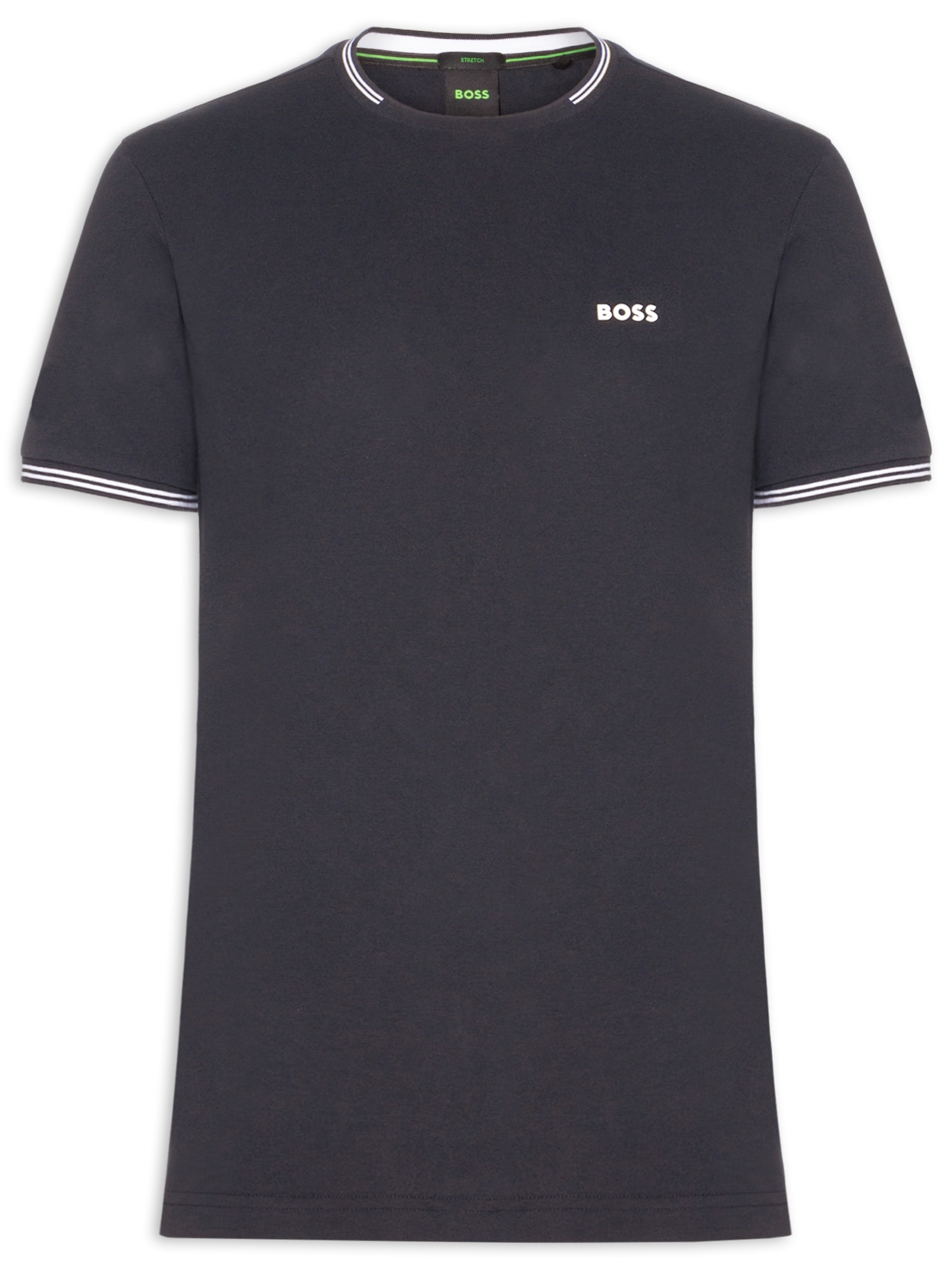 Camiseta Masculina Manga Curta Gola Careca Taul Azul Boss