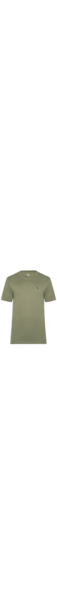Camiseta Masculina Manga Curta Gola Careca - Verde