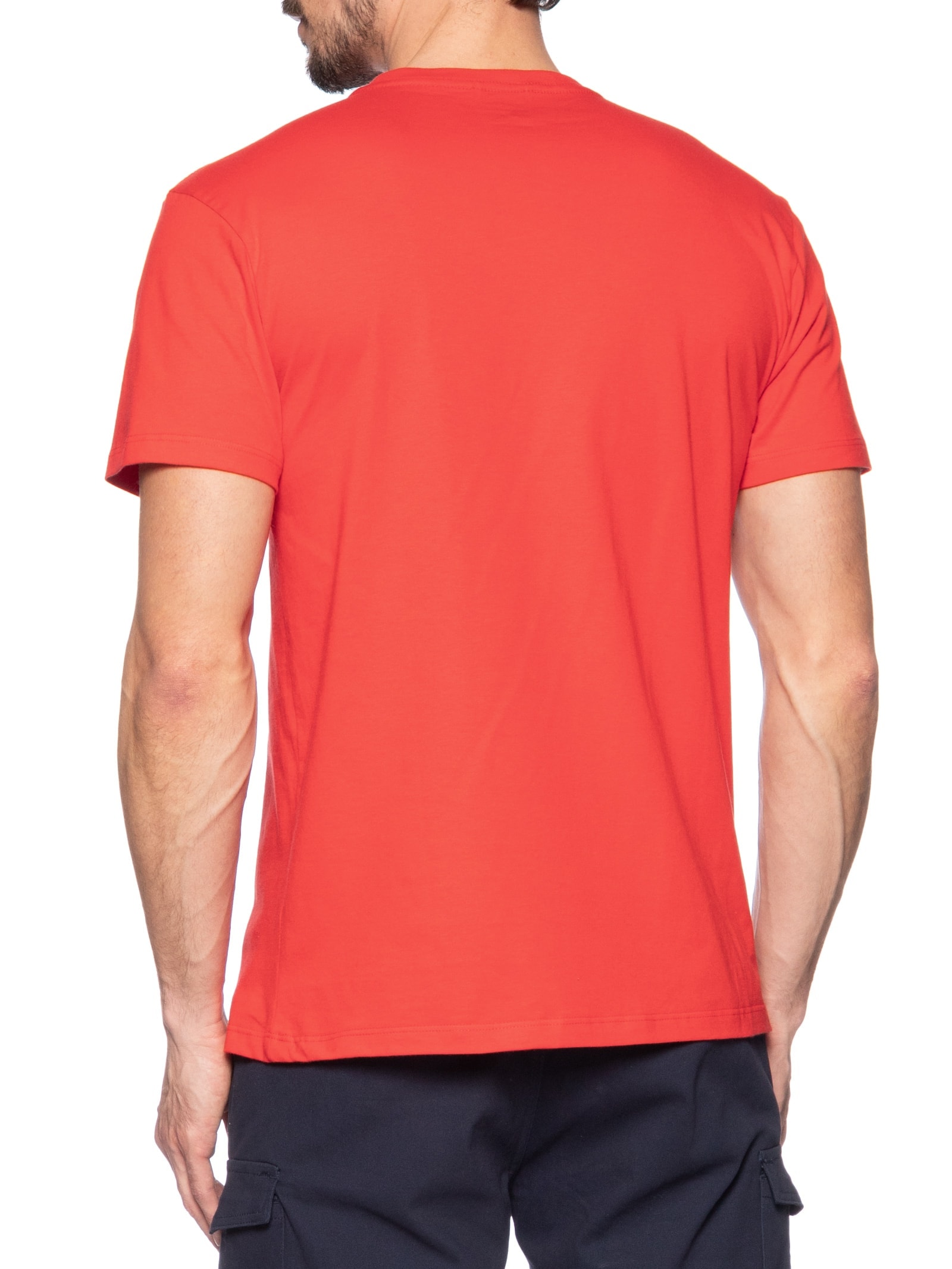 Camiseta Masculina Manga Curta Gola Careca Vermelho Reserva