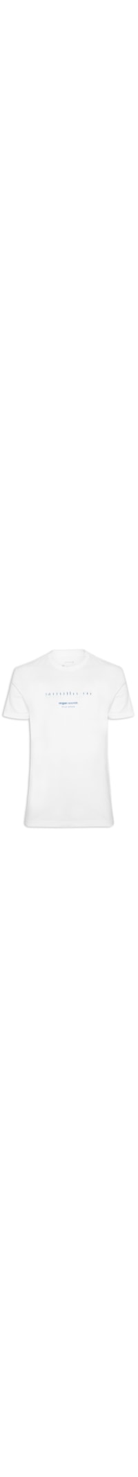 Camiseta Masculina Manga Curta Gola Careca Vintage Blue Whale - Branco