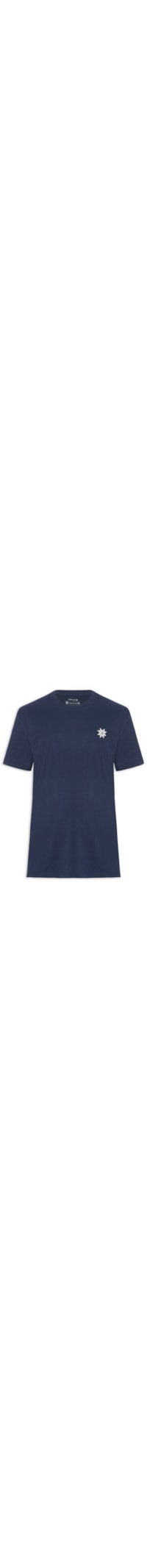 Camiseta Masculina Manga Curta Gola Careca Vintage Montains - Azul