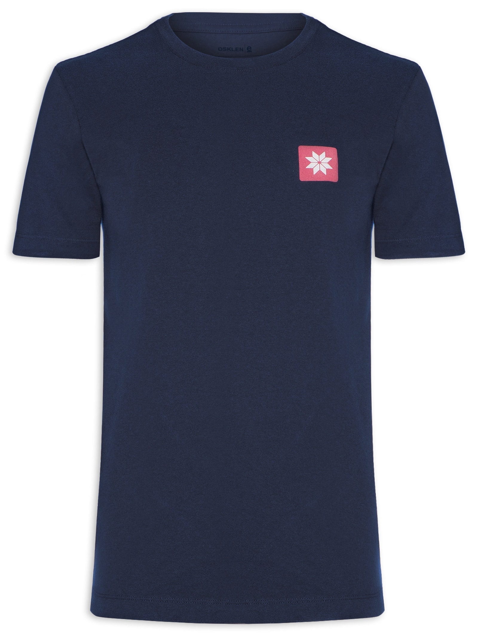 Camiseta Masculina Manga Curta Gola Careca Vintage Snow Icon Azul Osklen