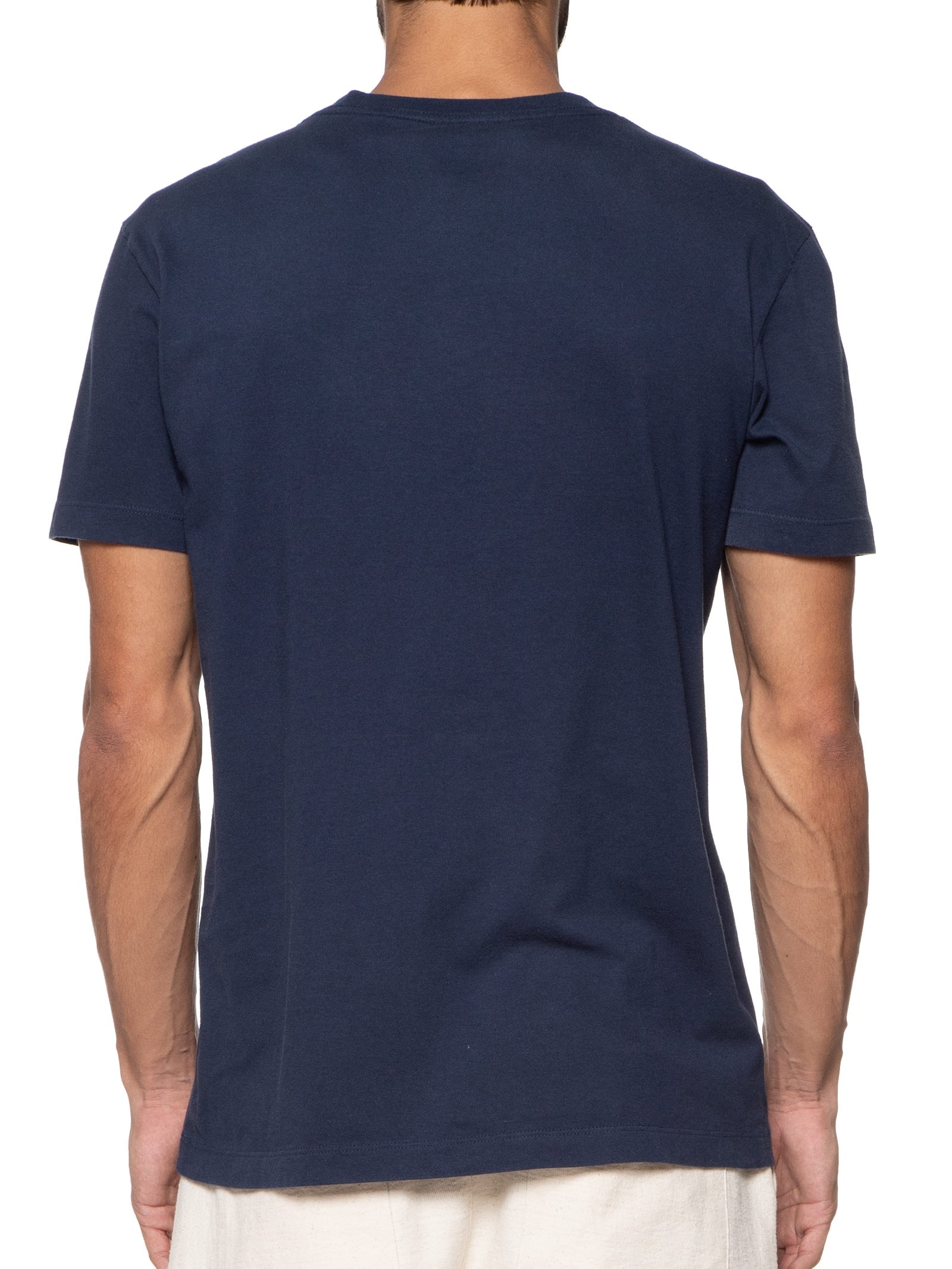 Camiseta Masculina Manga Curta Gola Careca Vintage Snow Icon Azul Osklen