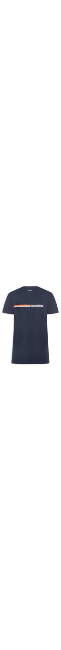 Camiseta Masculina Manga Curta Gola Careca Vintage Surfing Colors - Azul