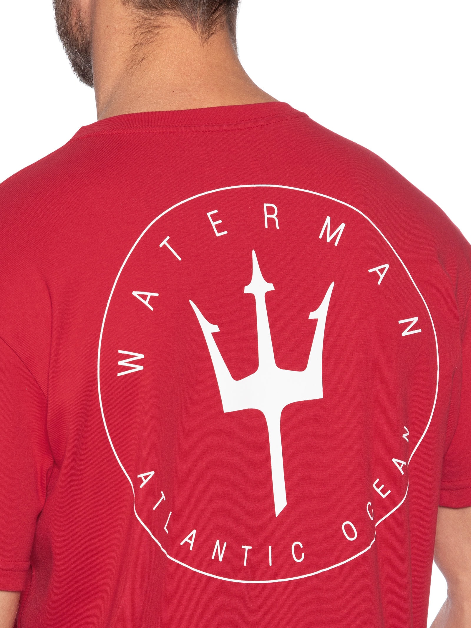 Camiseta Masculina Manga Curta Gola Careca Waterman Over Vermelho Osklen