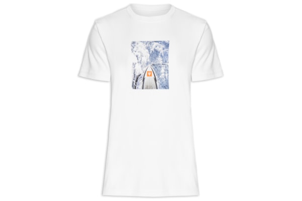 Camiseta Masculina Manga Curta Gola Careca Winter Surf Snow - Branco