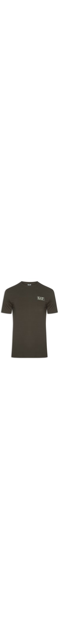 Camiseta Masculina Manga Curta Label Train Refined Tee - Marrom