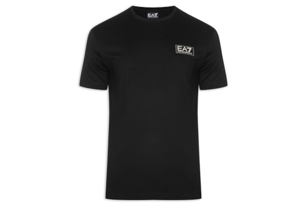 Camiseta Masculina Manga Curta Label Train Refined Tee - Preto