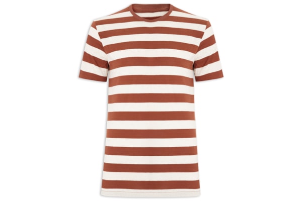 Camiseta Masculina Manga Curta - Laranja