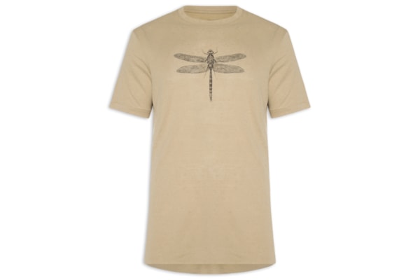 Camiseta Masculina Manga Curta Light Lin – Bege