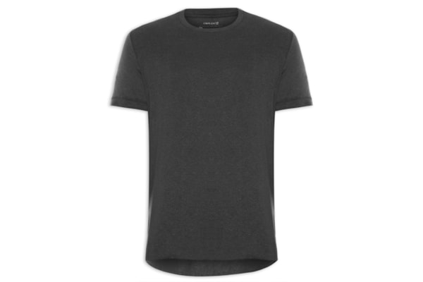 Camiseta Masculina Manga Curta Light Linen - Preto
