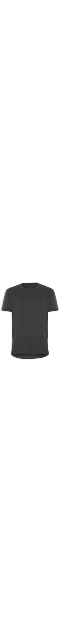 Camiseta Masculina Manga Curta Light Linen - Preto