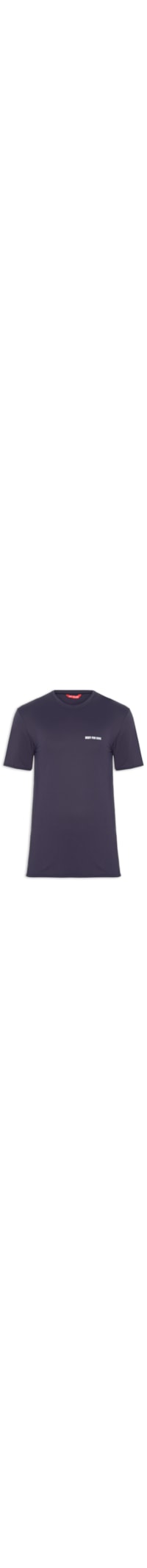 Camiseta Masculina Manga Curta Lisa - Azul