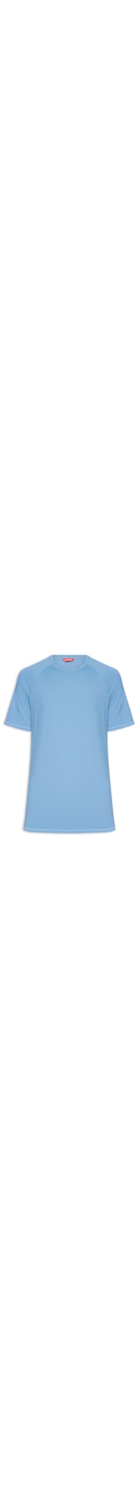 Camiseta Masculina Manga Curta Lisa - Azul
