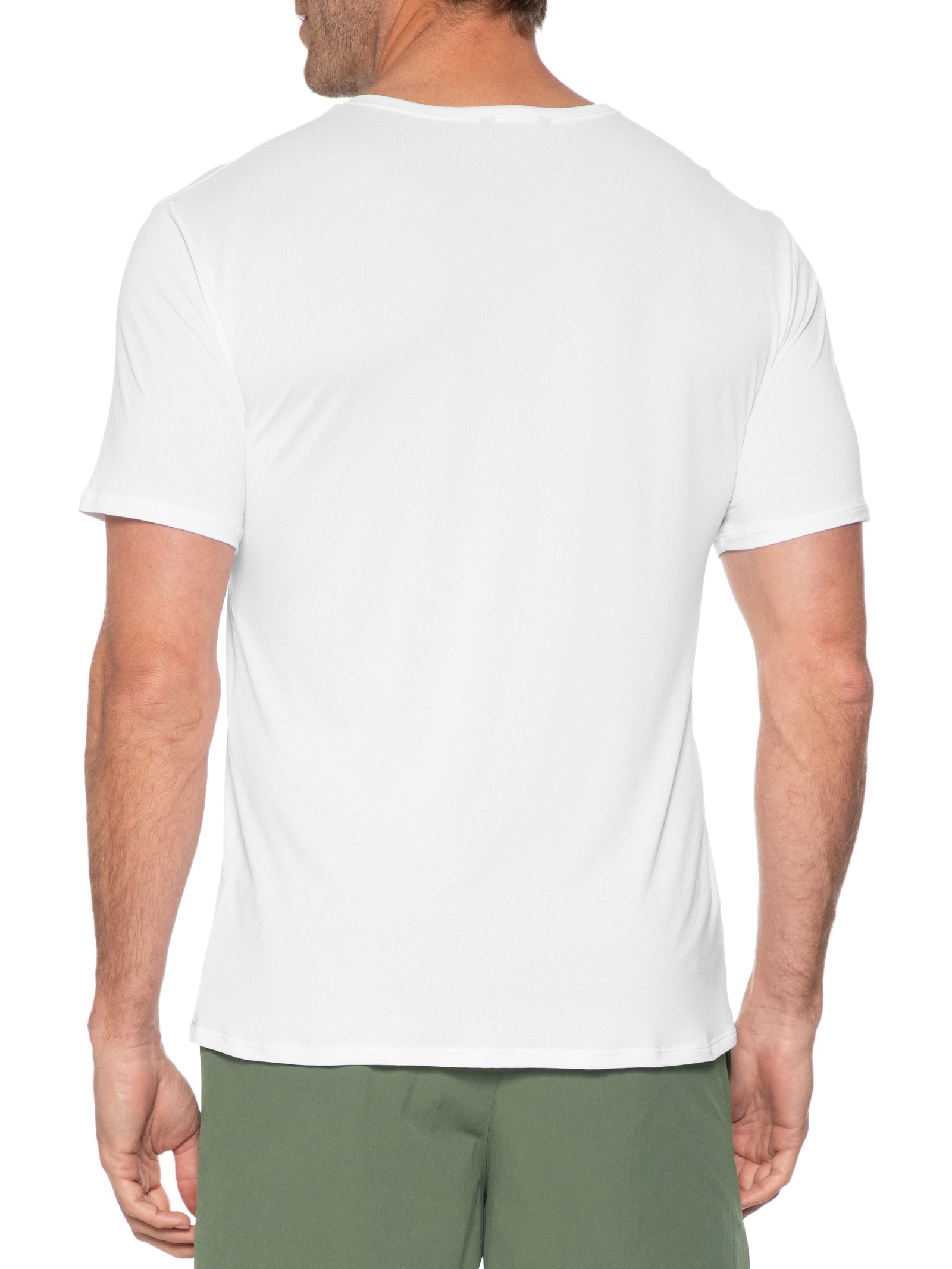 Camiseta Masculina Manga Curta Lisa Branco Body For Sure