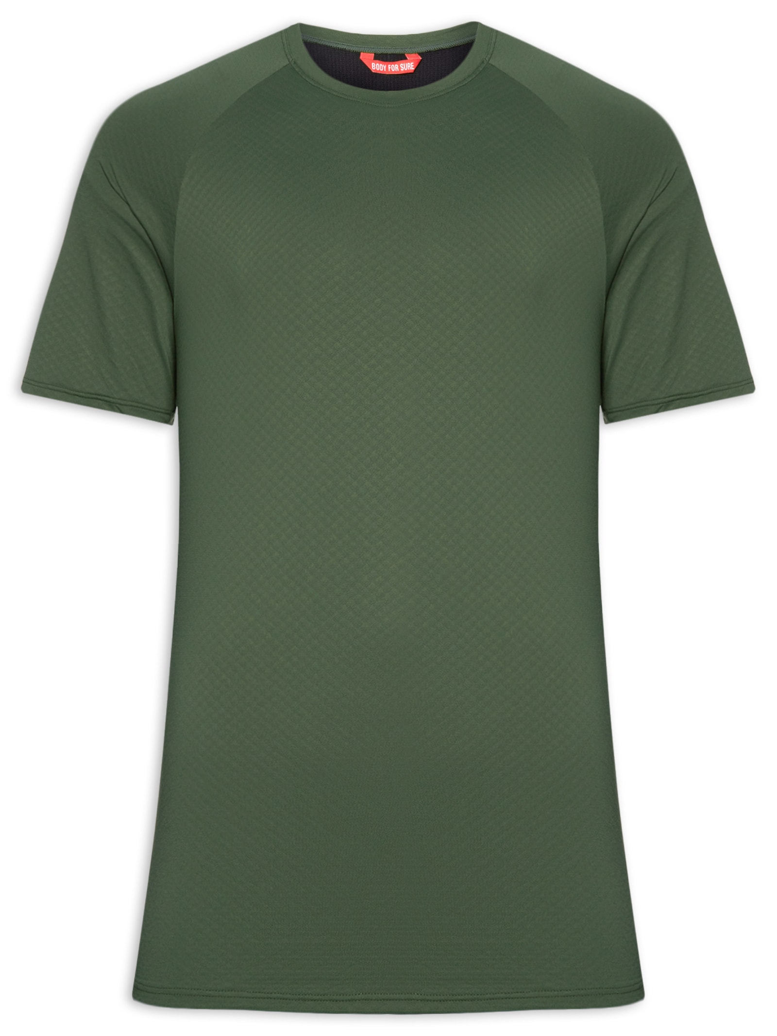 Camiseta Masculina Manga Curta Lisa Preto Body For Sure