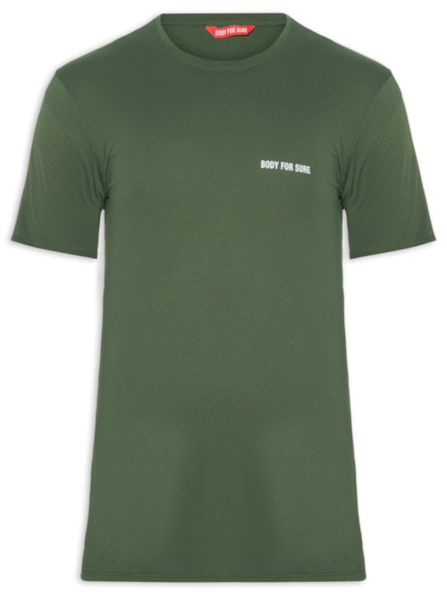 Camiseta Masculina Manga Curta Lisa – Verde