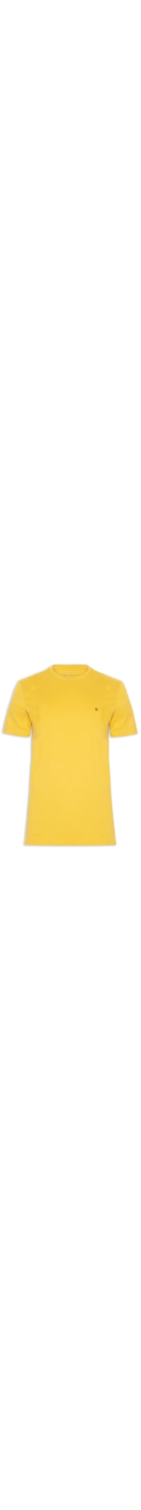 Camiseta Masculina Manga Curta Logo - Amarelo