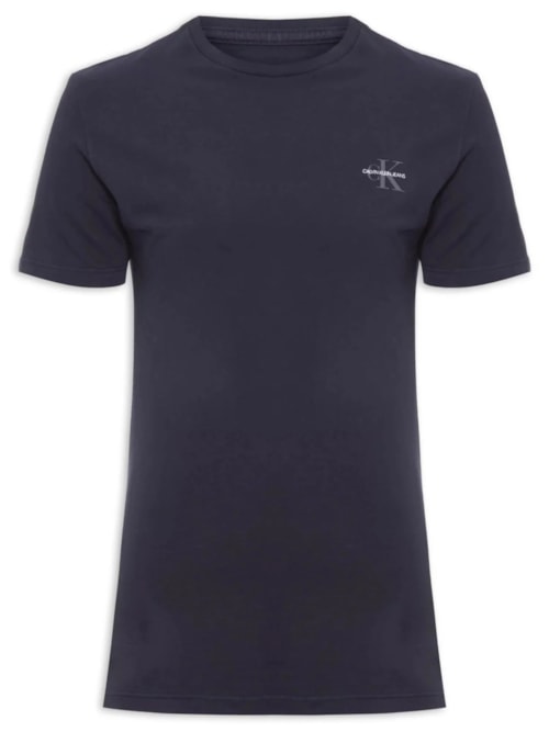 Camiseta Masculina Manga Curta Logo Básico Peito – Preto