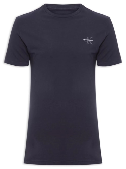 Camiseta Masculina Manga Curta Logo Básico Peito - Preto