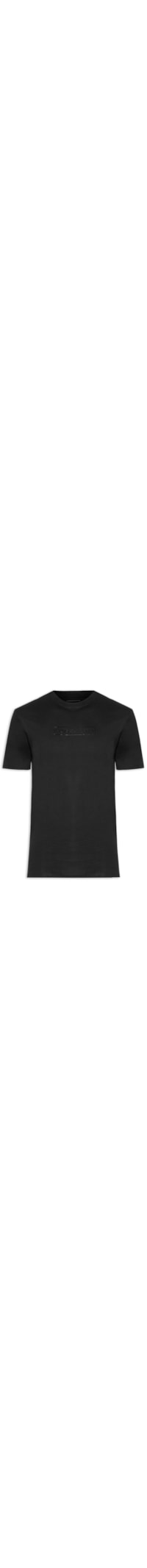 Camiseta Masculina Manga Curta Logo Box - Preto