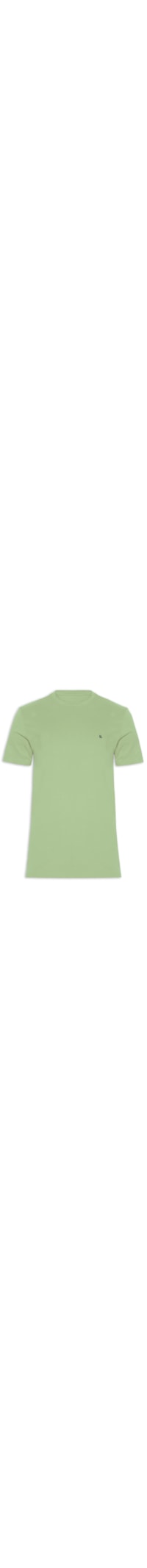Camiseta Masculina Manga Curta Logo - Verde