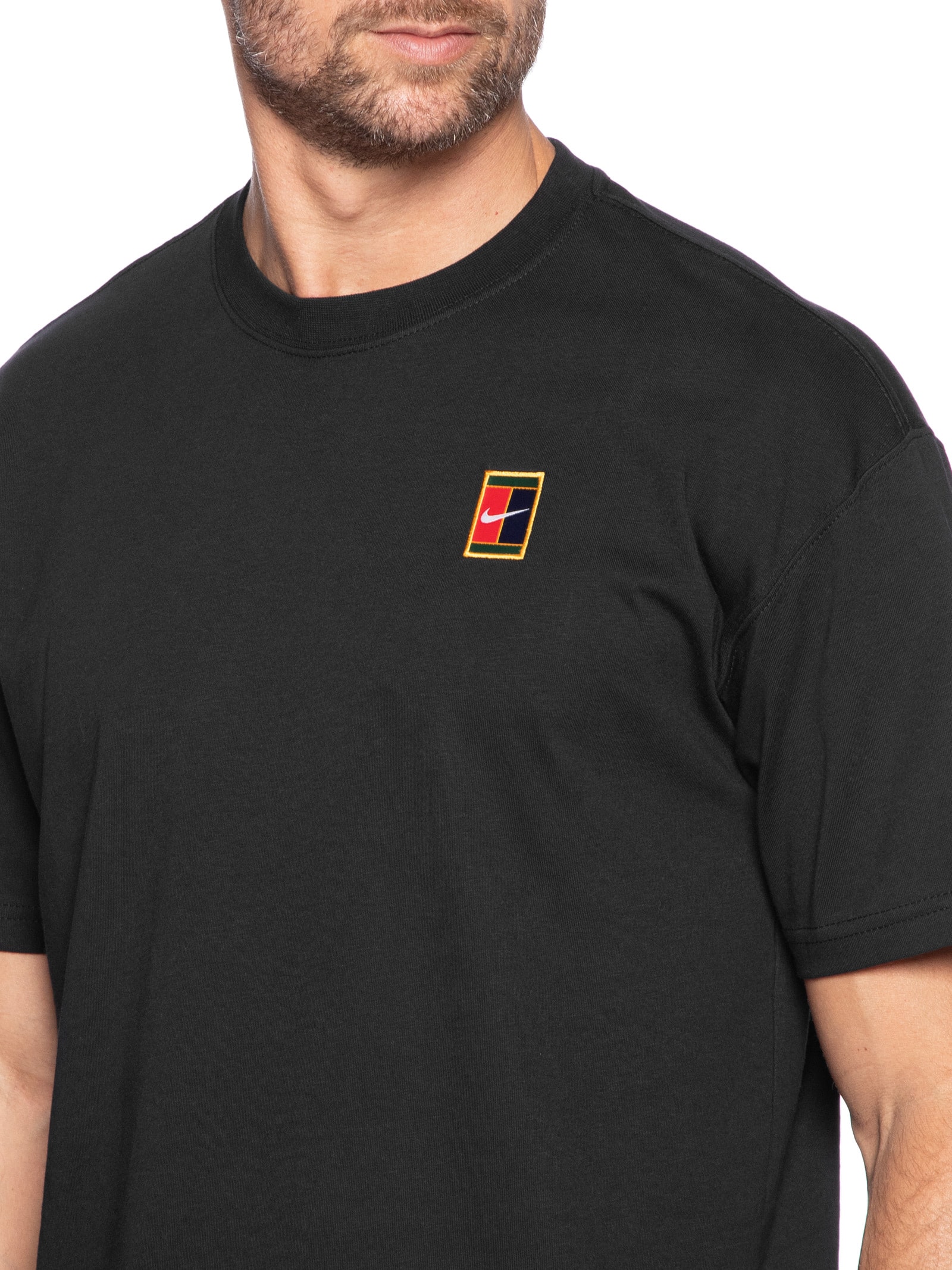 Nike - Camiseta Masculina Manga Curta M NKCT TEE M90 OC - Preto