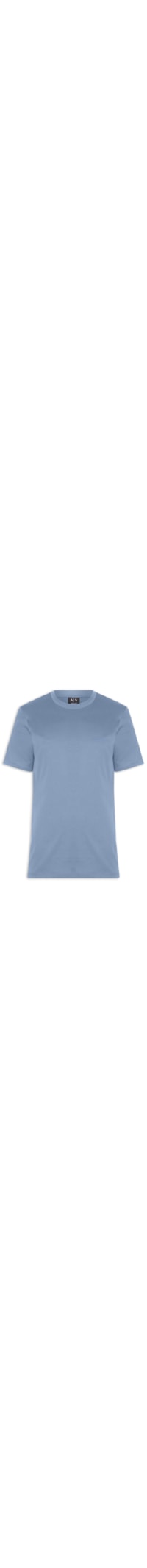 Camiseta Masculina Manga Curta Mini Milano - Azul