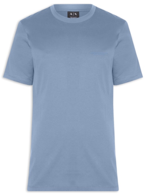 Camiseta Masculina Manga Curta Mini Milano – Azul