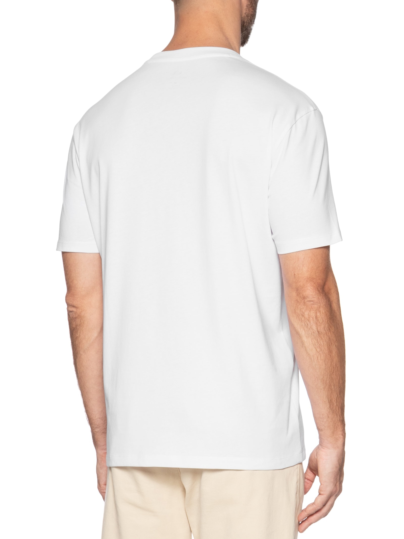 Camiseta Masculina Manga Curta Mini Milano Verde Armani Exchange