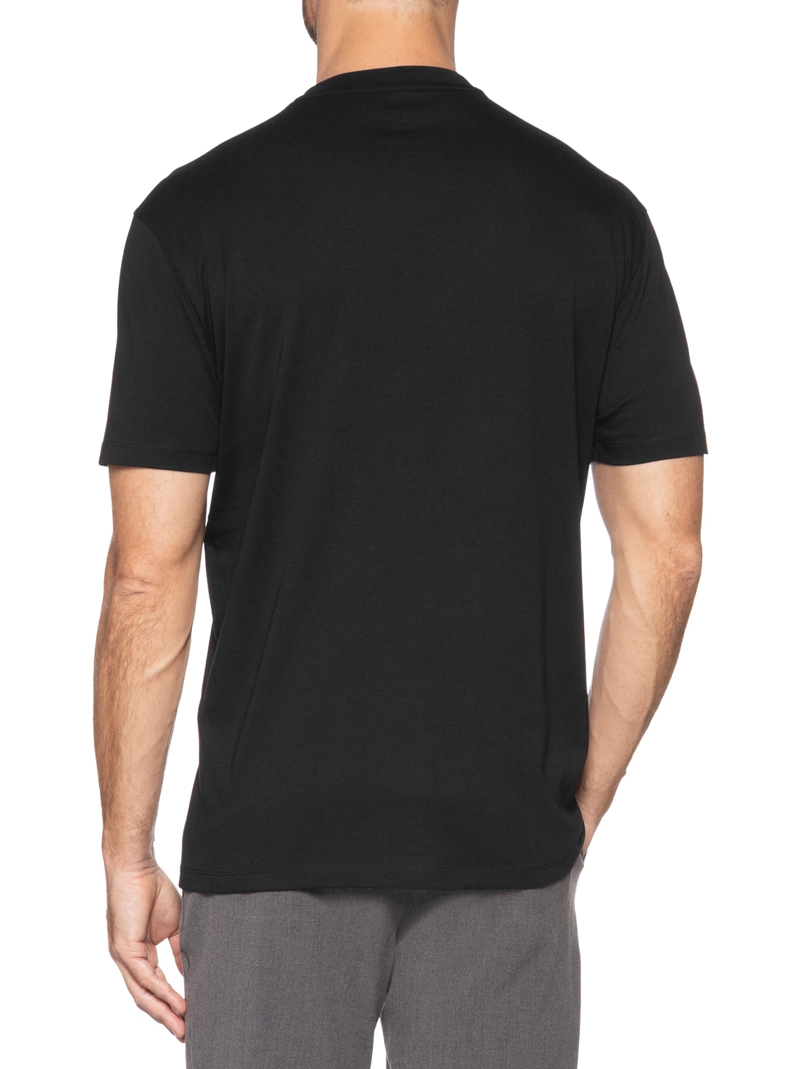 Camiseta Masculina Manga Curta Mini Milano Verde Armani Exchange