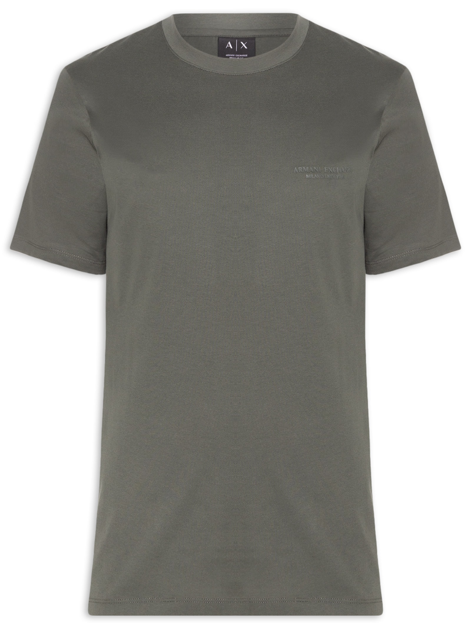 Camiseta Masculina Manga Curta Mini Milano Verde Armani Exchange