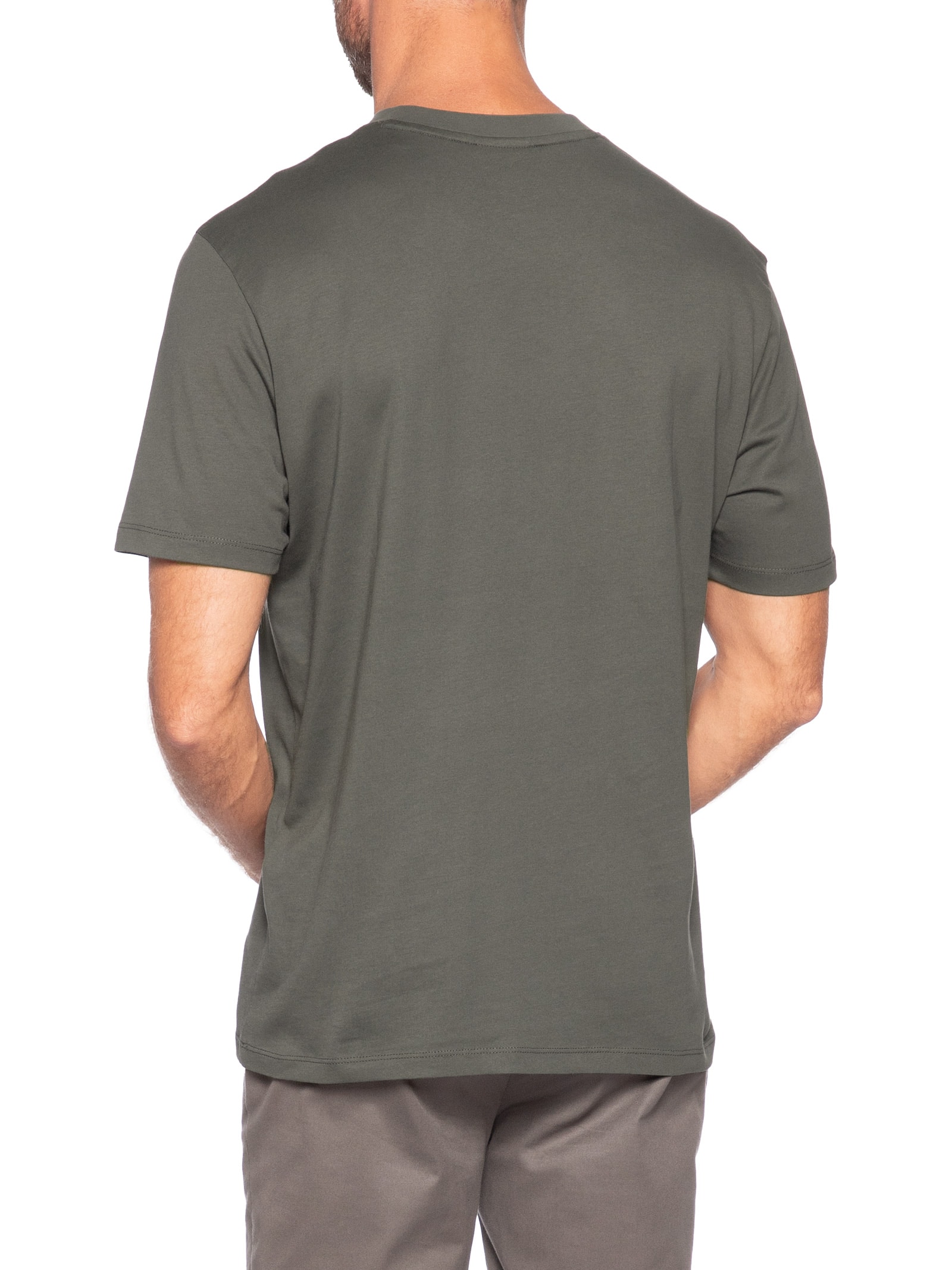 Camiseta Masculina Manga Curta Mini Milano Verde Armani Exchange
