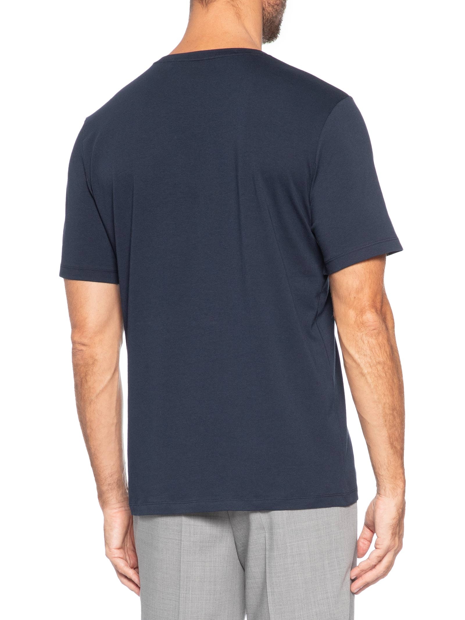 Camiseta Masculina Manga Curta Mix & Match Azul Boss