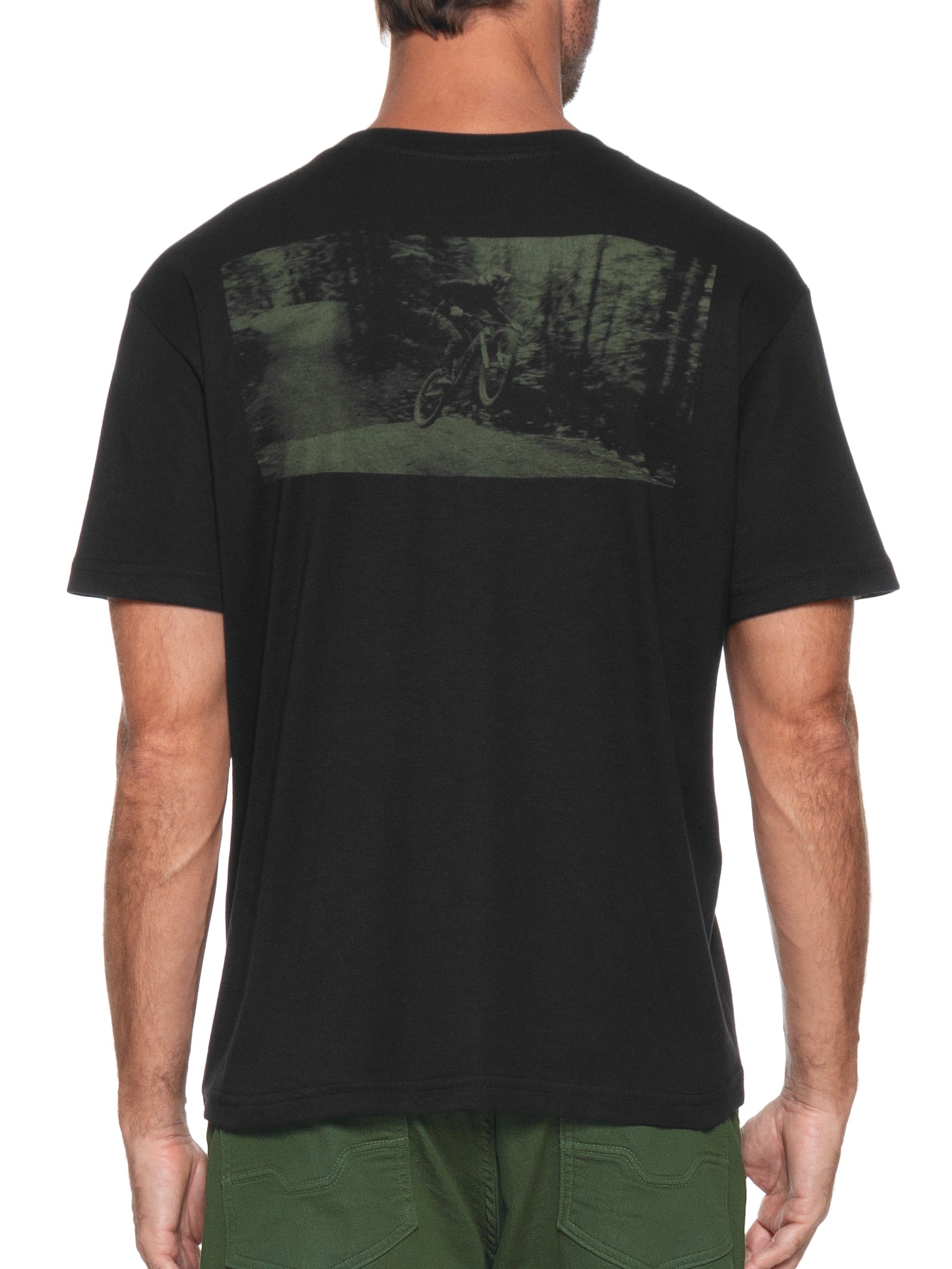 Camiseta Masculina Manga Curta Mtb Preto Osklen