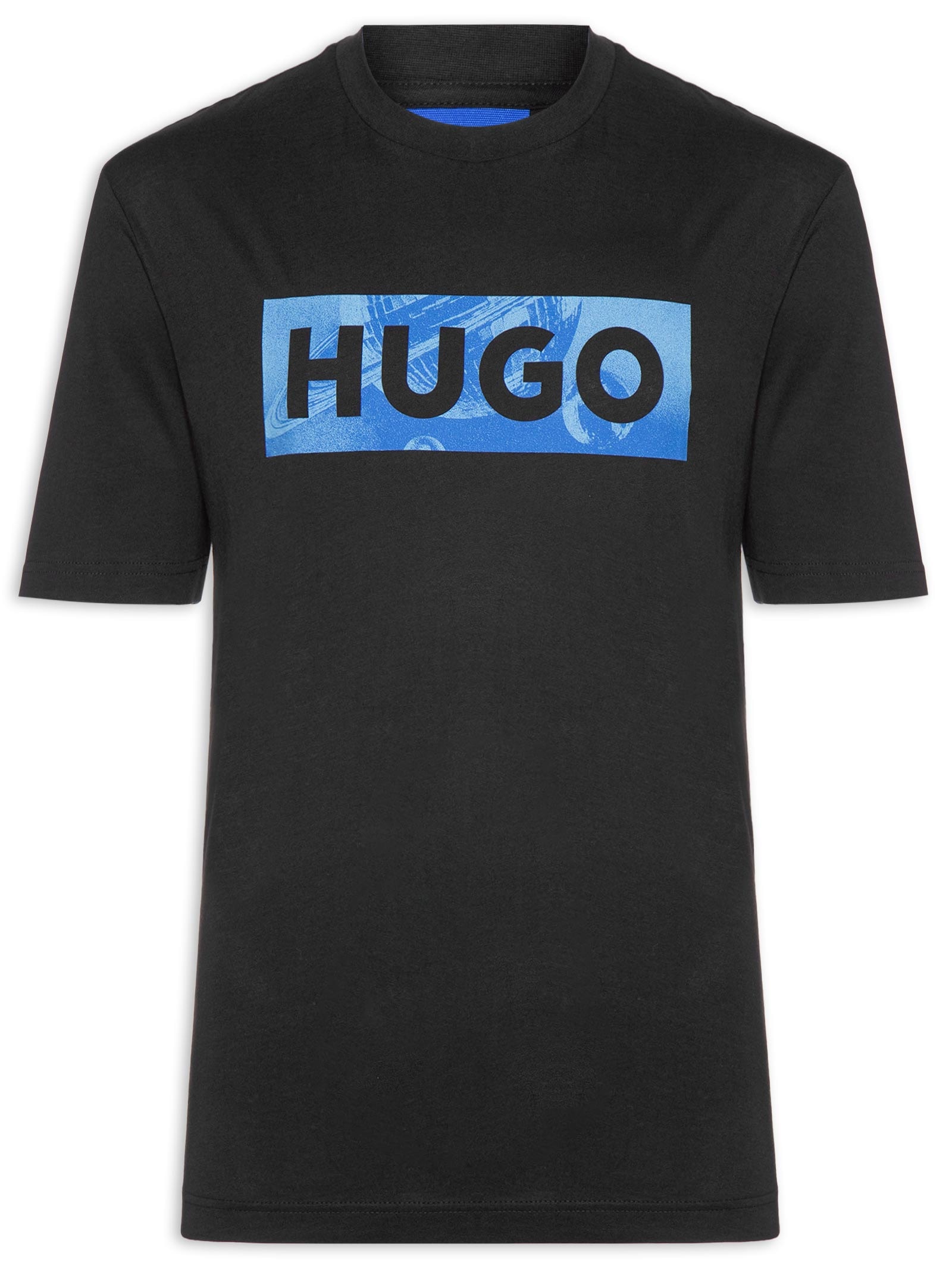 Camiseta Masculina Manga Curta Nalien Preto Hugo