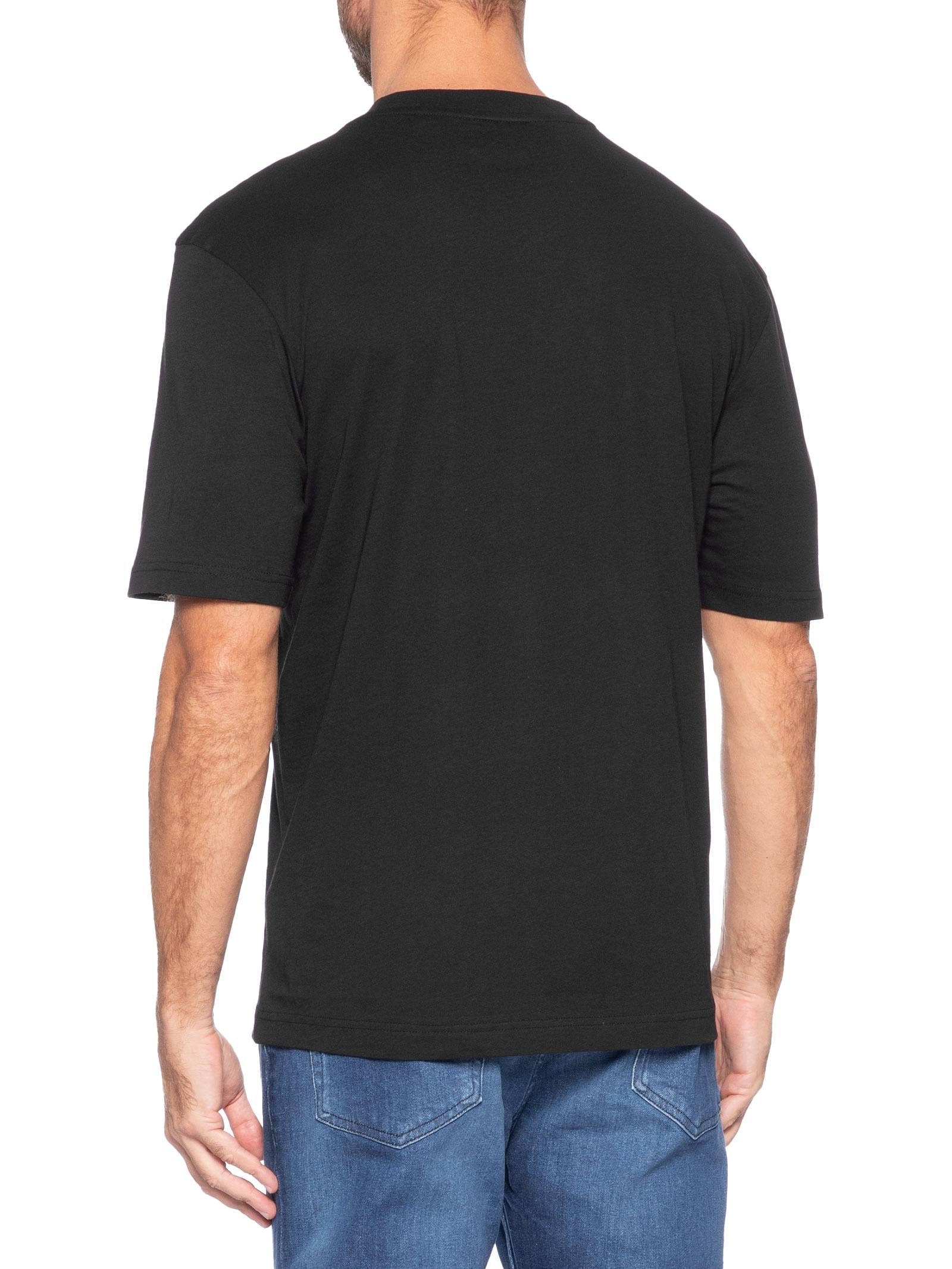 Camiseta Masculina Manga Curta Nalien Preto Hugo