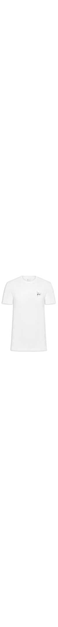 Camiseta Masculina Manga Curta Nanquim - Branco