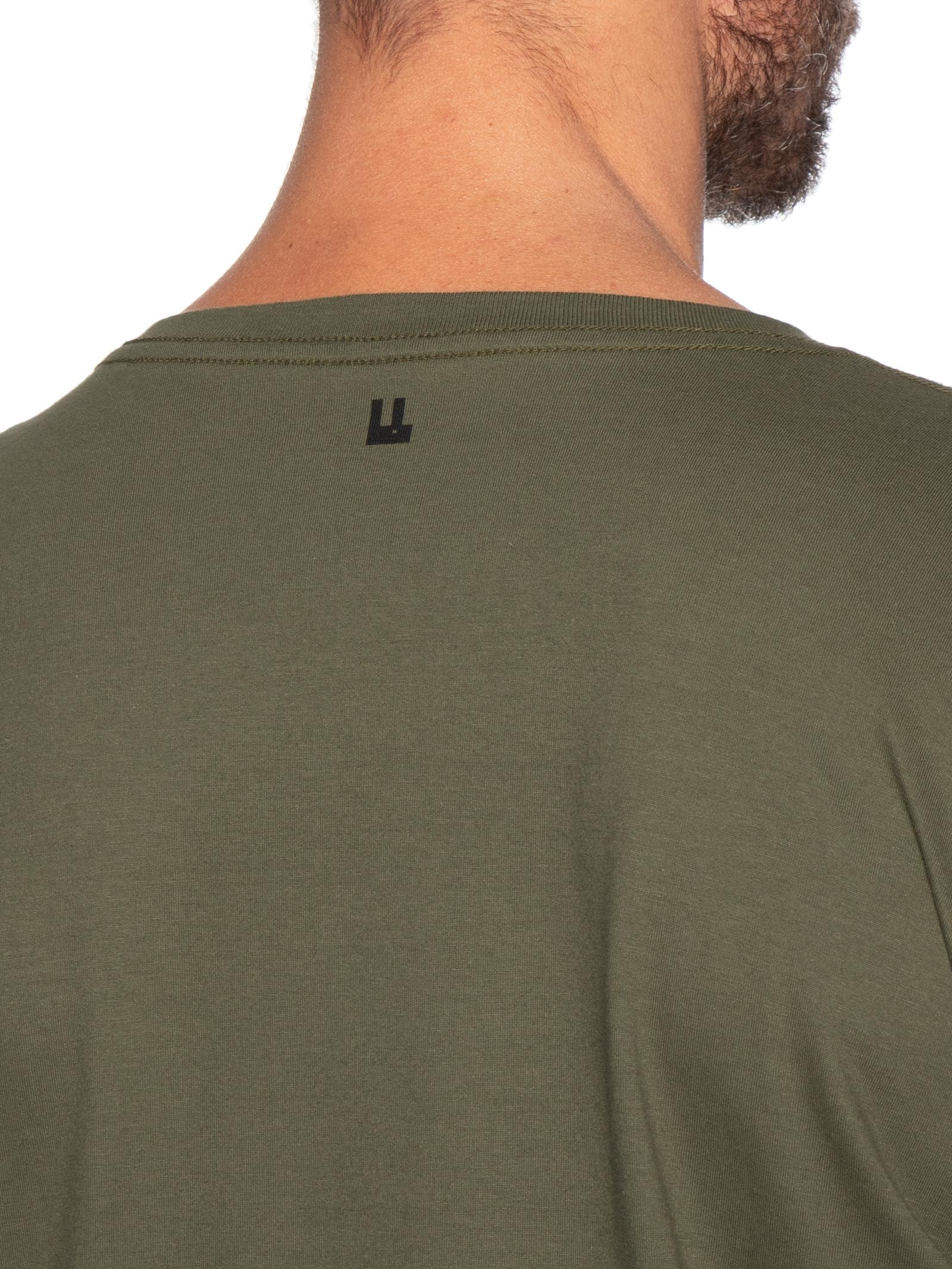 Camiseta Masculina Manga Curta Nanquim Verde Foxton