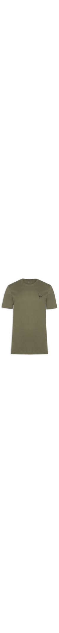 Camiseta Masculina Manga Curta Nanquim - Verde